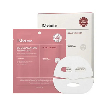 JMS Маска гидрогелевая JMSOLUTION BIO-COLLAGEN PDRN FIRMING MASK 34гр