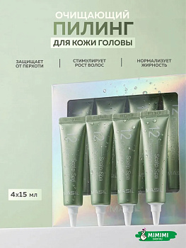 MAS Пилинг-лосьон для кожи головы (4шт) MASIL 12 Scalp SPA Cleansing Lotion 15мл*4шт